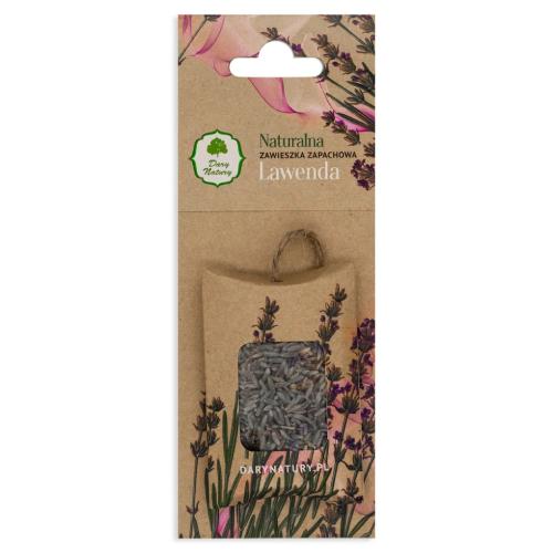 Miniaturka artykułu - Dary Natury Naturalna zawieszka zapachowa Lawenda, 1 szt.
