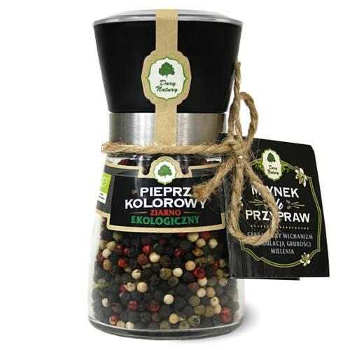 Miniaturka artykułu - DARY NATURY Pieprz kolorowy ziarno 80g
