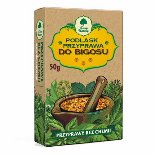 Miniaturka artykułu - DARY NATURY Podlaska przyprawa do bigosu, 50g