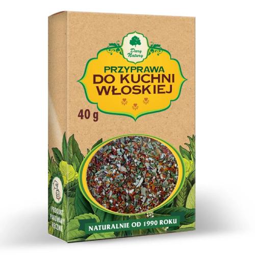 Miniaturka artykułu - DARY NATURY Przyprawa do kuchni włoskiej, 40g 