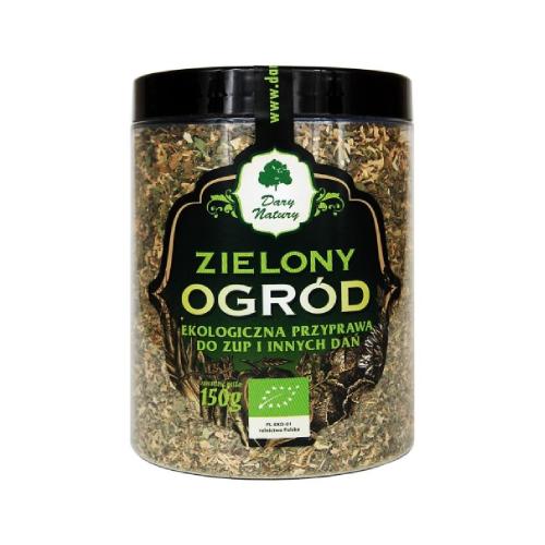 Miniaturka artykułu - DARY NATURY przyprawa Zielony Ogr&oacute;d do zup i dań, 150g