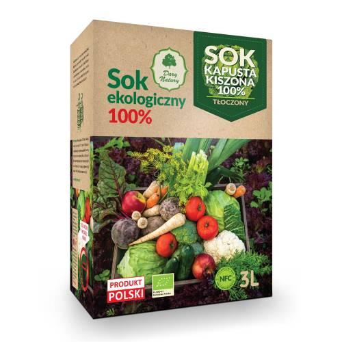 DARY NATURY Sok z kiszonej kapusty EKO, 3 l