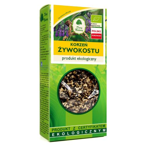 Miniaturka artykułu - DARY NATURY Żywokost korzeń EKO, 100g