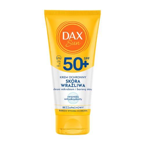 Miniaturka artykułu - Dax Sun Krem ochronny do twarzy Sk&oacute;ra wrażliwa SPF 50+, 50 ml