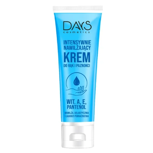 Miniaturka artykułu - Days Cosmetics Intensywnie nawilżający krem do rąk i paznokci, 125 ml