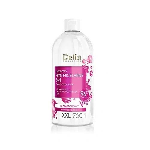 Miniaturka artykułu - DELIA Płyn micelarny łagodzący, 750ml