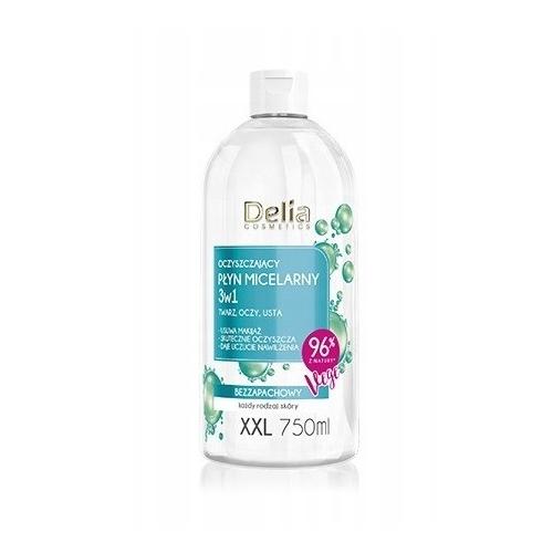 Miniaturka artykułu - DELIA Płyn micelarny oczyszczający, 750ml