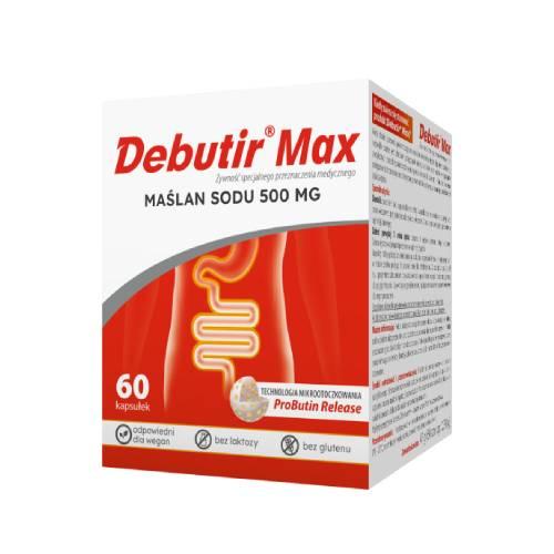 Miniaturka artykułu - Debutir Max 500 mg, 60 kaps.