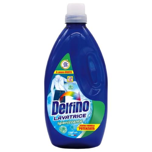 Miniaturka artykułu - Delfino Dezynfekujący żel do prania Igienizzante, 1,75 l
