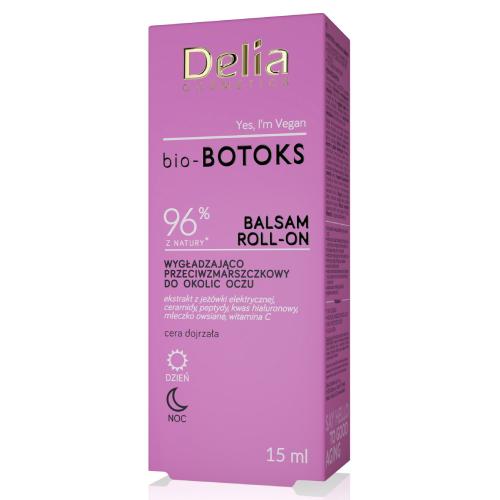 Miniaturka artykułu - DELIA Bio-Botoks Balsam roll-on do okolic oczu, 15ml