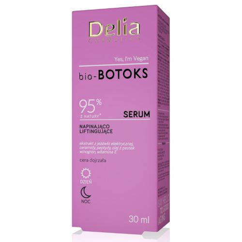 Miniaturka artykułu - DELIA Bio-Botoks Napinająco-liftingujące serum do twarzy, 30ml