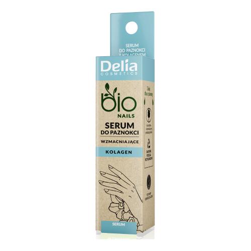 Miniaturka artykułu - DELIA Bio Nails Wzmacniające serum do paznokci z kolagenem, 11ml