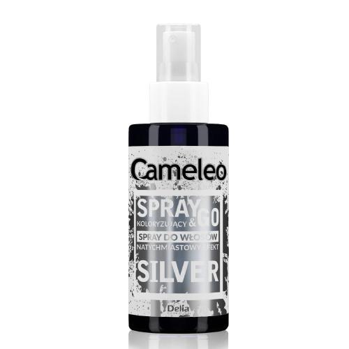 Miniaturka artykułu - DELIA CAMELEO Spray&Go Srebrny Spray koloryzujący do włos&oacute;w Silver, 150ml