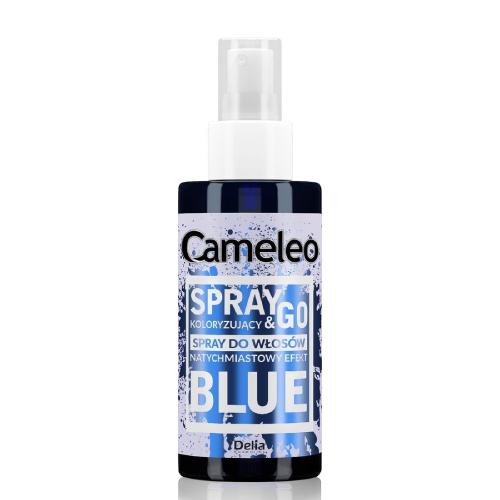 Miniaturka artykułu - DELIA CAMELEO Spray & Go Niebieski Spray koloryzujący do włos&oacute;w, 150ml