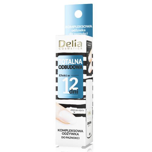 Miniaturka artykułu - DELIA - Efekt w 12 dni - Totalna Odbudowa odżywka do paznokci, 11ml 