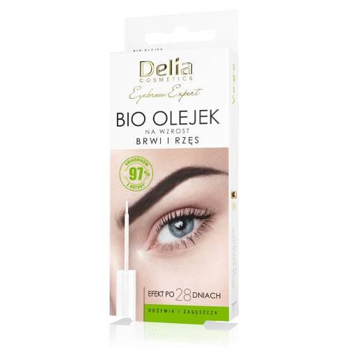 Miniaturka artykułu - Delia Eyebrow Expert Bio olejek na wzrost brwi i rzęs, 7 ml