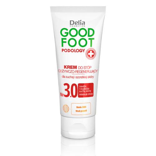 Miniaturka artykułu - DELIA GOOD FOOT - PODOLOGY 3.0 Krem do st&oacute;p odżywczo-regenerujący tuba, 100ml 
