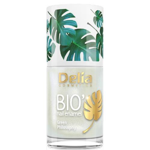 Miniaturka artykułu - DELIA lakier do paznokci - Bio Green Philosophy 601 clear, 11ml 