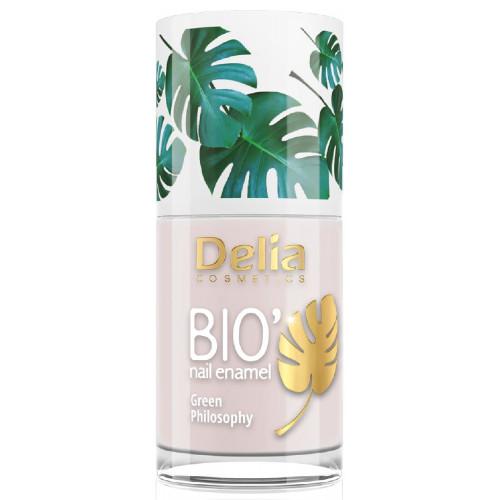 Miniaturka artykułu - DELIA - lakier do paznokci - Bio Green Philosophy 604 pink, 11ml 
