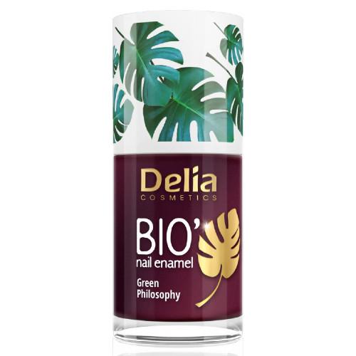 Miniaturka artykułu - DELIA - lakier do paznokci - Bio Green Philosophy 614 plum, 11ml 
