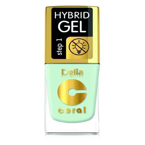 Miniaturka artykułu - DELIA - lakier do paznokci - Coral Hybrid Gel 114, 11ml