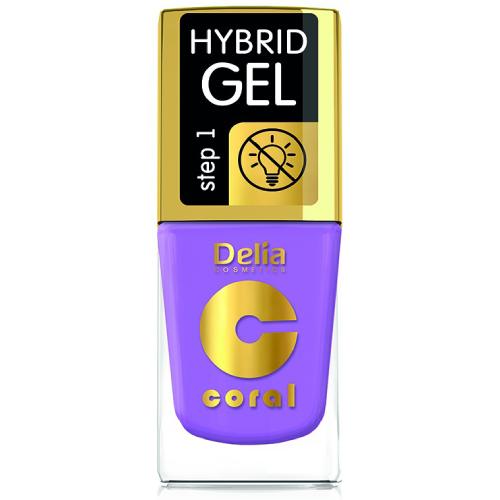 Miniaturka artykułu - DELIA - lakier do paznokci - Coral Hybrid Gel 118, 11ml