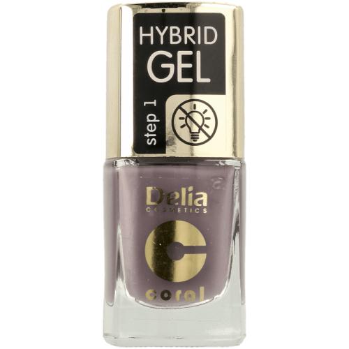 Miniaturka artykułu - DELIA Lakier do paznokci Coral Hybrid Gel 78, 11ml