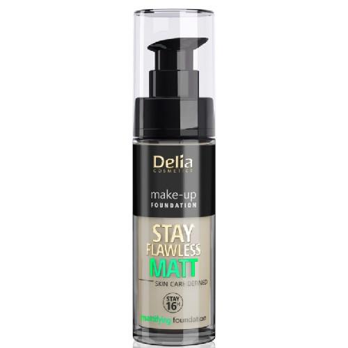 Miniaturka artykułu - DELIA - podkład matujący do twarzy - Stay Flawless MATT, 30ml 