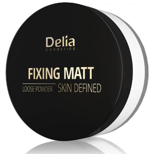 Miniaturka artykułu - DELIA Sypki puder utrwalający FIXING MATT SKIN DEFINED 41, 20g