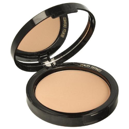 Miniaturka artykułu - DELIA Puder matujący z lusterkiem STAY MATT PRESSED POWDER SKIN DEFINED, 9g