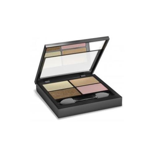 Miniaturka artykułu - DELIA Quattro Ombre Color Master Paleta cieni do powiek 06 Candy Box, 4x1,5g