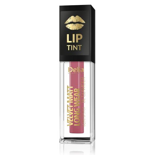 Miniaturka artykułu - DELIA Płynna farbka do ust Lip Tint NUDE ROSE 010, 5ml
