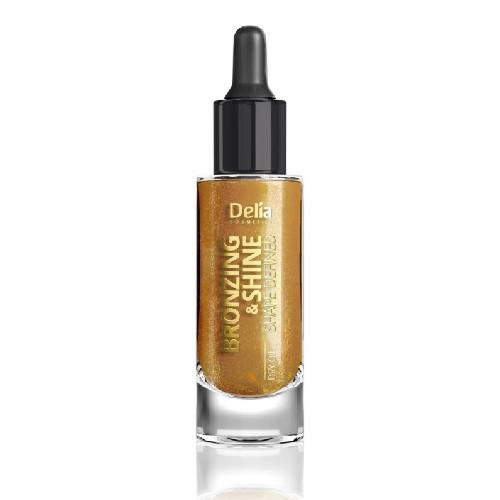 Miniaturka artykułu - DELIA - suchy olejek - Bronzing  & Shine do twarzy, ciała i włos&oacute;w, 20ml 