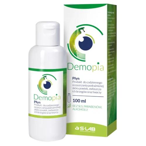 Miniaturka artykułu - DEMOPIA Płyn do oczyszczania powiek i twarzy, 100 ml