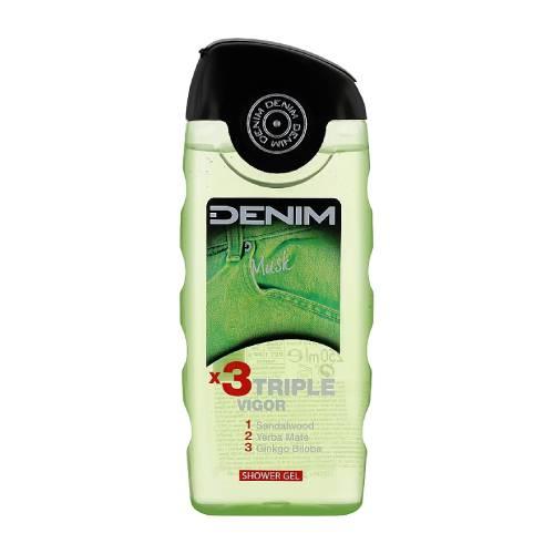 Miniaturka artykułu - Denim Musk Shower Gel Żel pod prysznic dla mężczyzn, 250 ml