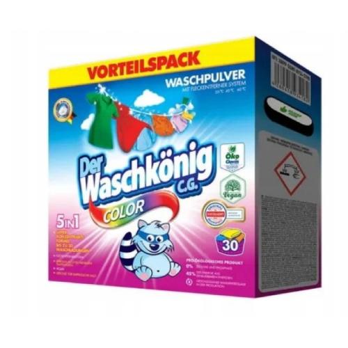 Miniaturka artykułu - Der Waschkonig Proszek do prania Color 1,95kg