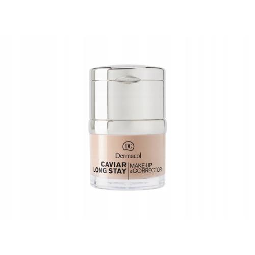 Miniaturka artykułu - DERMACOL MakeUp&Corrector Podkład z korektorem 0.0 ivory, 30ml