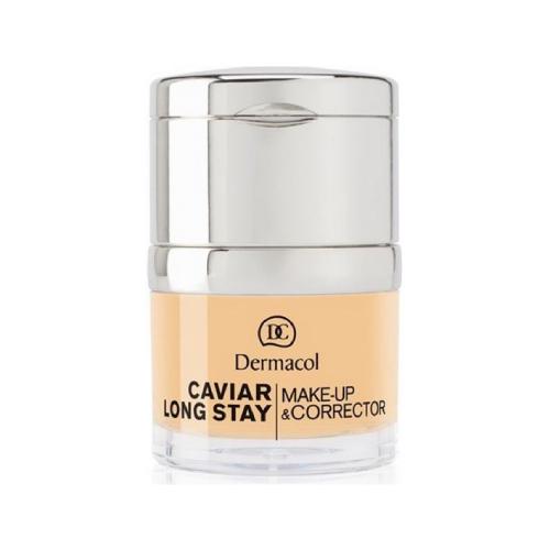 Miniaturka artykułu - DERMACOL MakeUp&Corrector Podkład z korektorem 1.5 Sand, 30ml