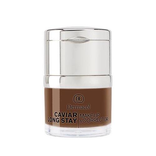 Miniaturka artykułu - DERMACOL MakeUp&Corrector Podkład z korektorem 6.0 Chocolate, 30ml