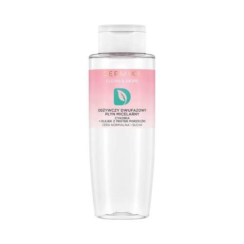 Miniaturka artykułu - DERMIKA Clean & More Odżywczy dwufazowy płyn micelarny Cykoria & Olejek z pestek porzeczki, 400ml