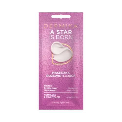 Miniaturka artykułu - DERMIKA Maseczki Piękności A star is born Maseczka rozświetlająca, 10ml