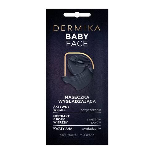 Miniaturka artykułu - DERMIKA Maseczki Piękności Maseczka wygładzająca Baby Face do cery tłustej i mieszanej, 10ml