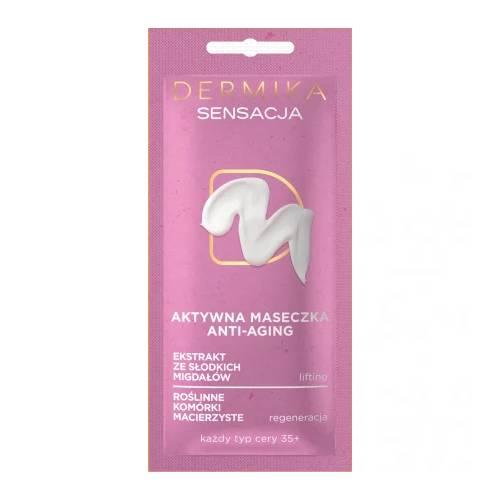 Miniaturka artykułu - DERMIKA Sensacja Aktywna maseczka anti-aging, 10ml