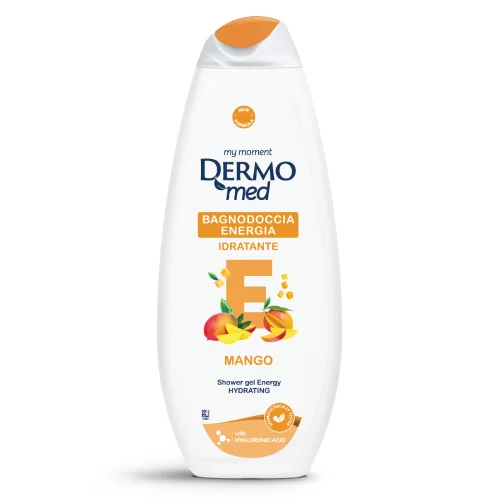 Miniaturka artykułu - Dermomed Energia Mango Żel pod prysznic o zapachu mango, 650 ml