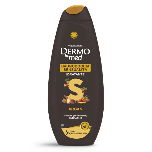 Miniaturka artykułu - Dermomed Sensualita Argan Żel pod prysznic, 650 ml