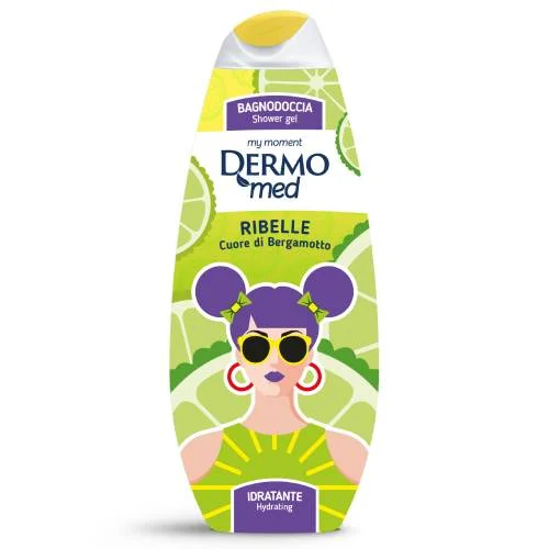 Miniaturka artykułu - Dermomed Ribelle Cuore di Bergamotto Żel pod prysznic, 500 ml