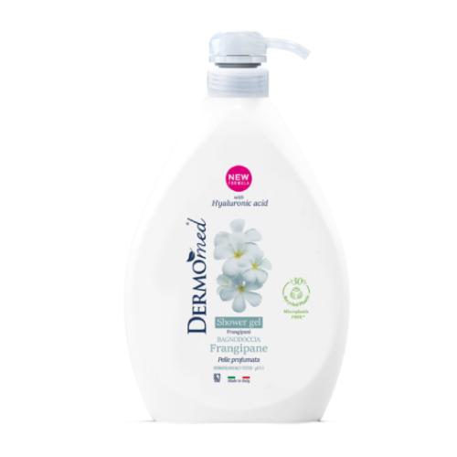 Miniaturka artykułu - DERMOMED Żel pod prysznic Plumeria, 1000ml