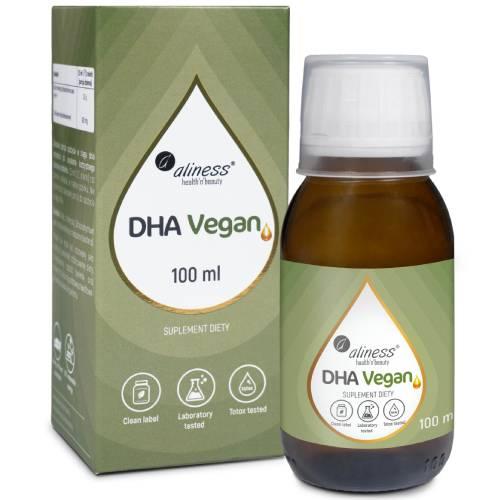 Miniaturka artykułu - Aliness, Vegan Omega 3 DHA, 100 ml