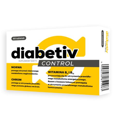 Miniaturka artykułu - Diabetiv Control, 60 tabl.