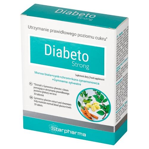 Miniaturka artykułu - Diabeto Strong, 30 tabl.